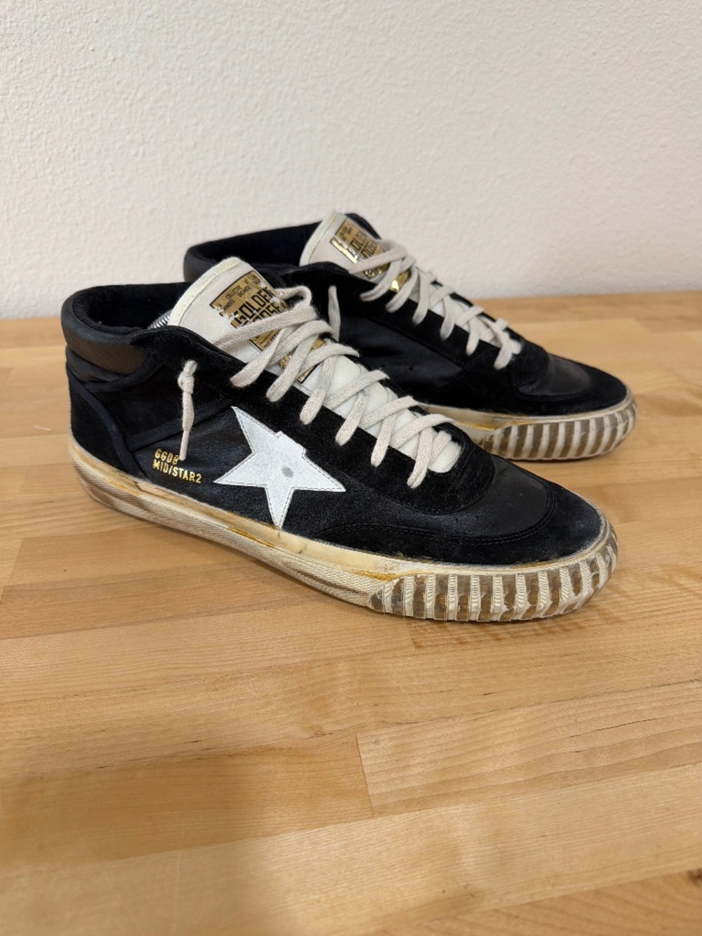 Golden Goose Men’s Midstar2 Black Shoes size EU45